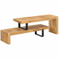 Massiver TV-Schrank aus Mangoholz, Lowboard für Fernsehen
