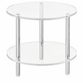 Moderner Acryl-Beistelltisch – Vielseitiger Nachttisch aus klarem Acryl, ideal für Wohnzimmer und Schlafzimmer
