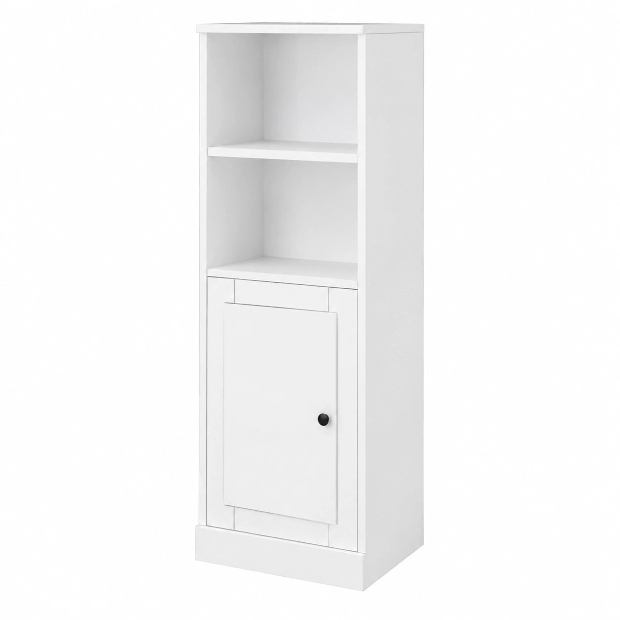 Moderner Homgoday Küchenschrank aus Weißem Sperrholz, 36x35,5x103,5 cm