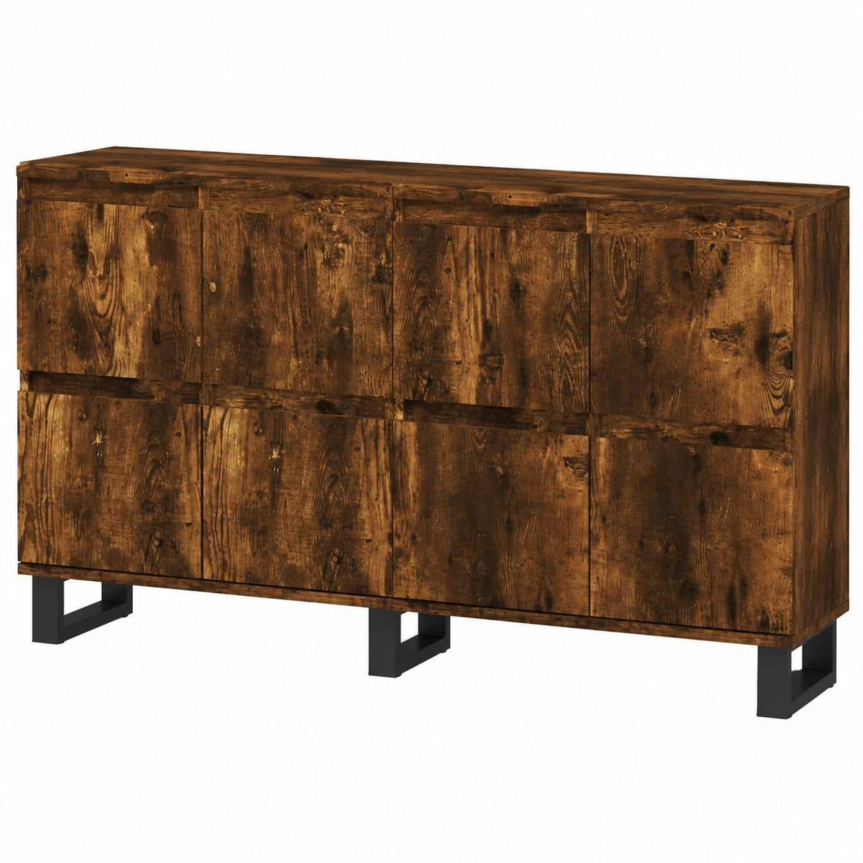 Hochwertiges Sideboard aus geräucherter Eiche für Küche und Wohnzimmer