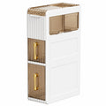 Schmaler Rollbarer Bad-Organizer mit 3 Schubladen für Toilettenartikel